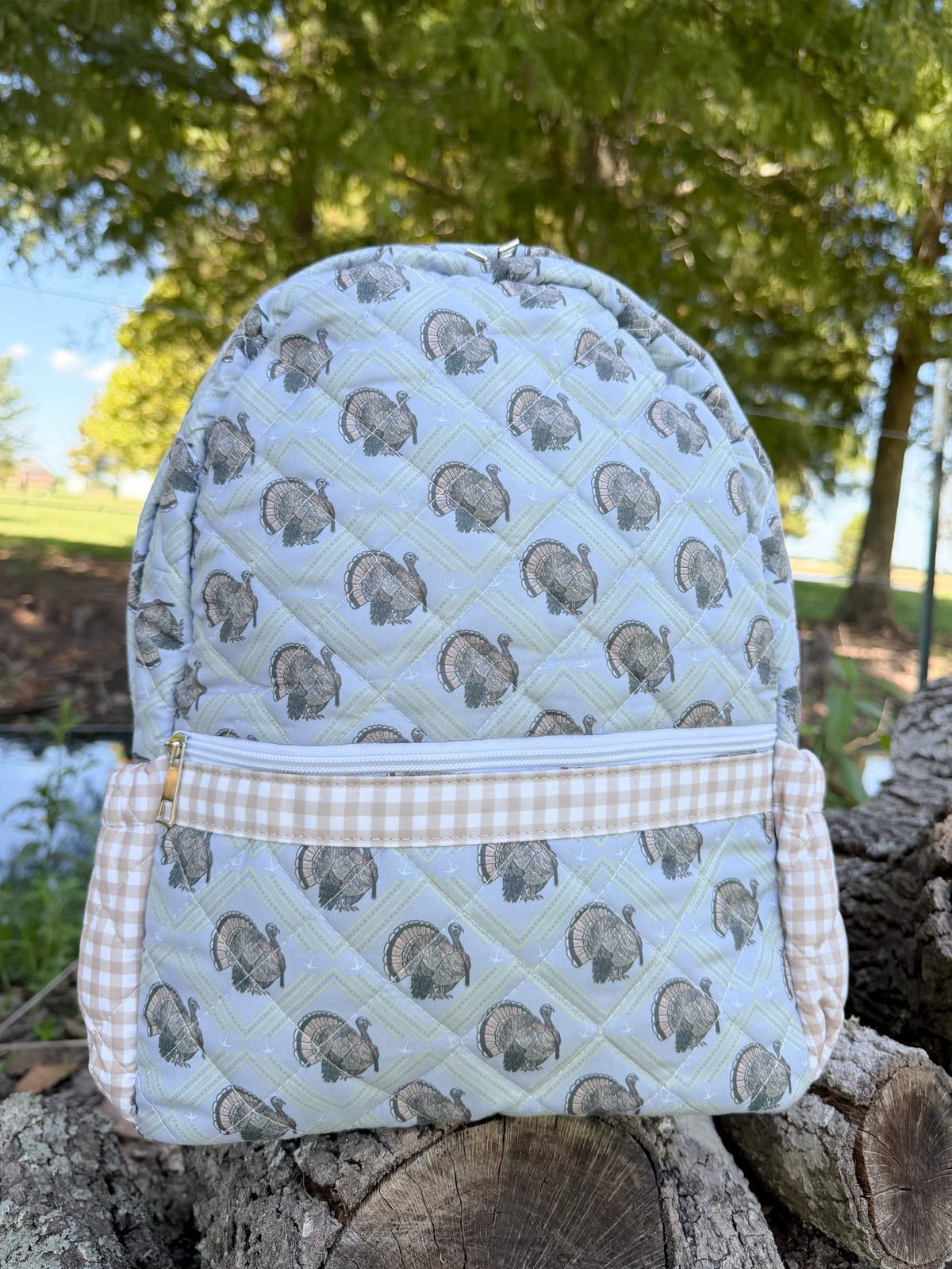 Turkey Quilted Backpack