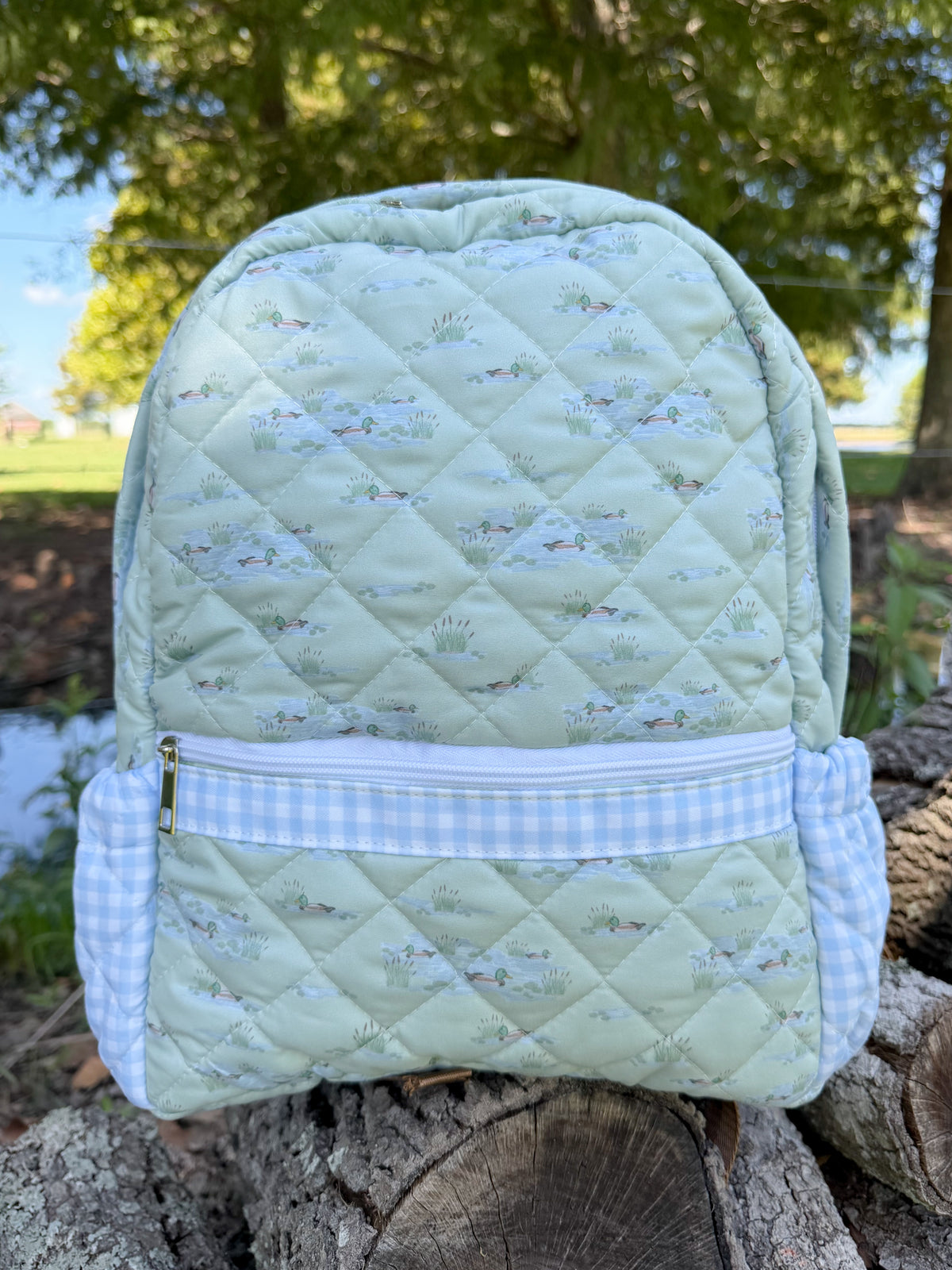 Mallard Quilted Backpack