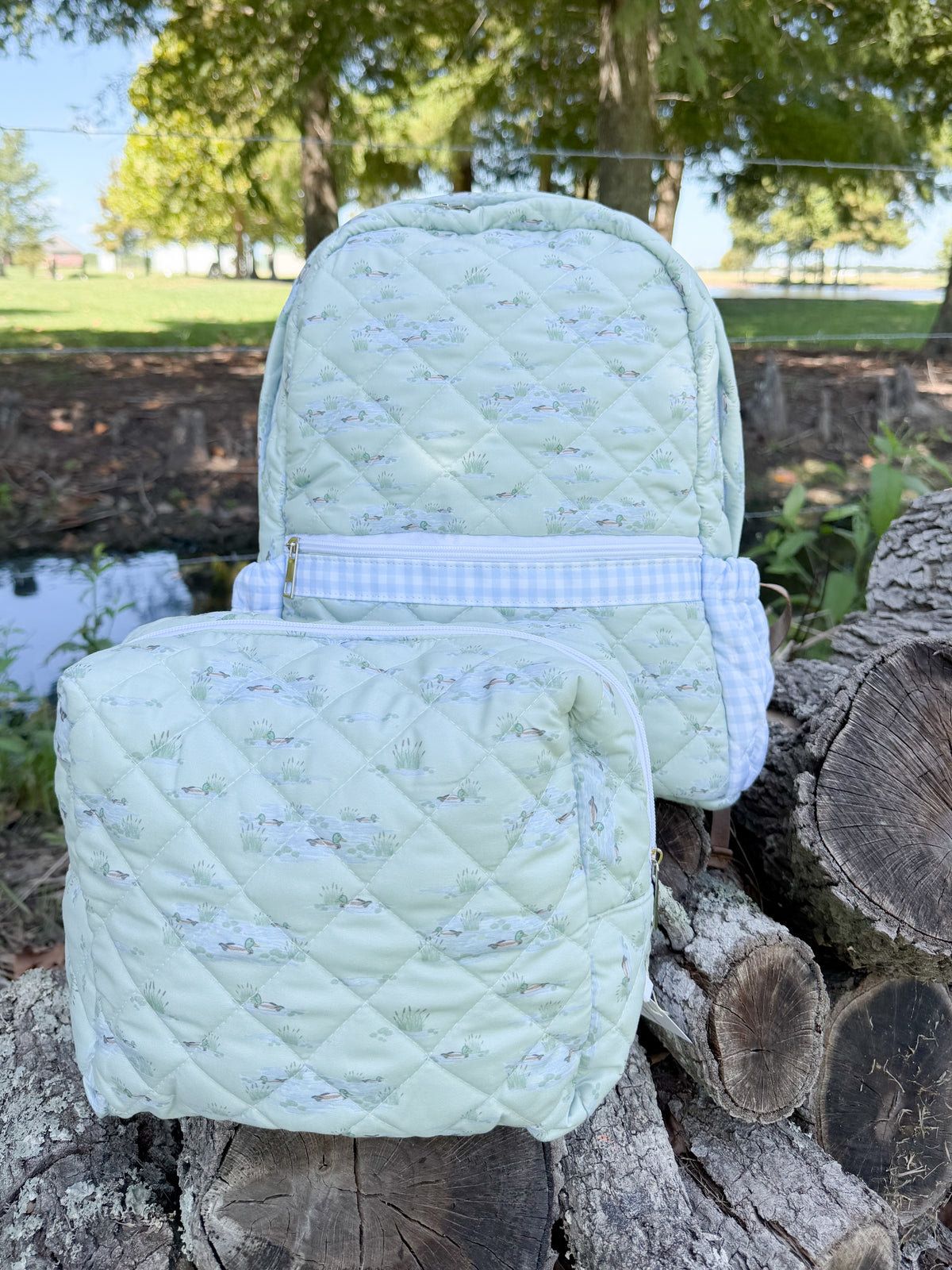 Mallard Quilted Backpack