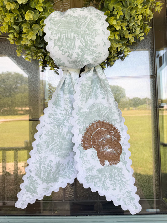 Turkey Wreath Sash PREORDER
