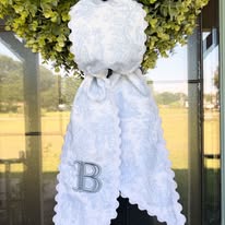 Initial Wreath Sash PREORDER