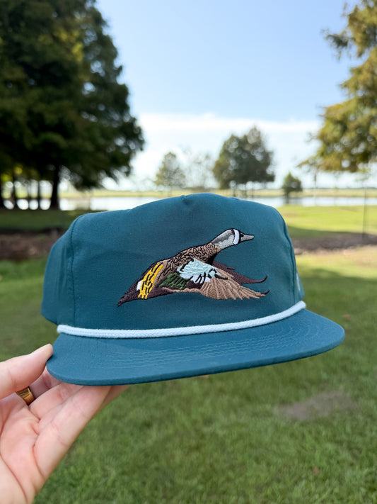 Blue Winged Teal Rope Hat