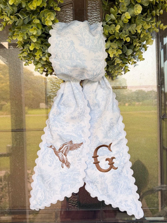 Flying Mallard Wreath Sash PREORDER