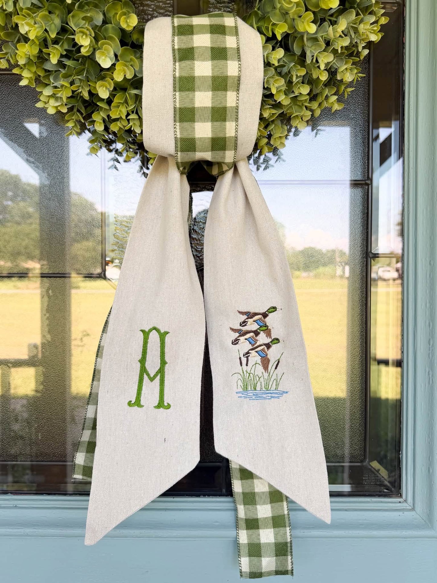 In Flight Wreath Sash PREORDER